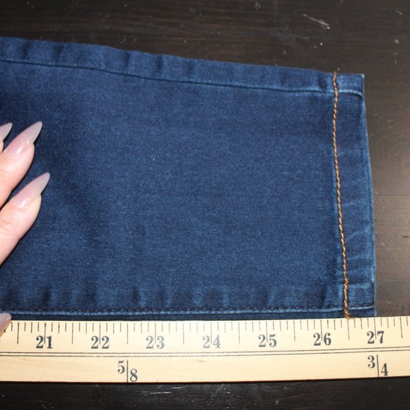 Aeropostale High Waisted Jeggings Dark Wash Stretch Jeans size 2 - Picture 7 of 9